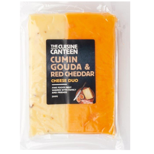 The Cuisine Canteen Cumin Gouda & Red Cheddar Cheese 200g