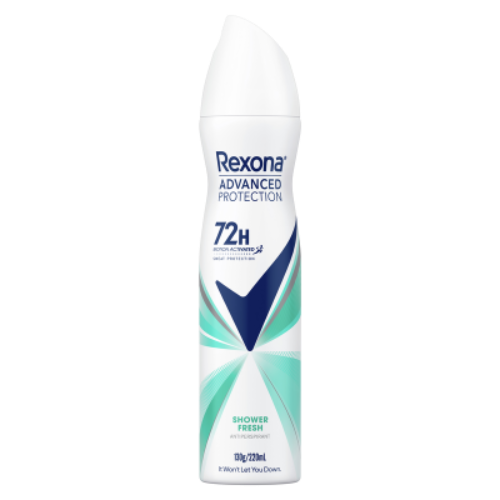 Rexona Advanced Protection Shower Fresh 72Hr Antiperspirant 220ml