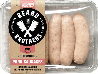 Beard Brothers Old School Pork Sausages