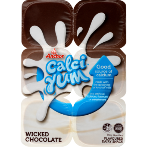 Anchor Calci Yum Wicked Chocolate Dairy Snacks 6pk 750g