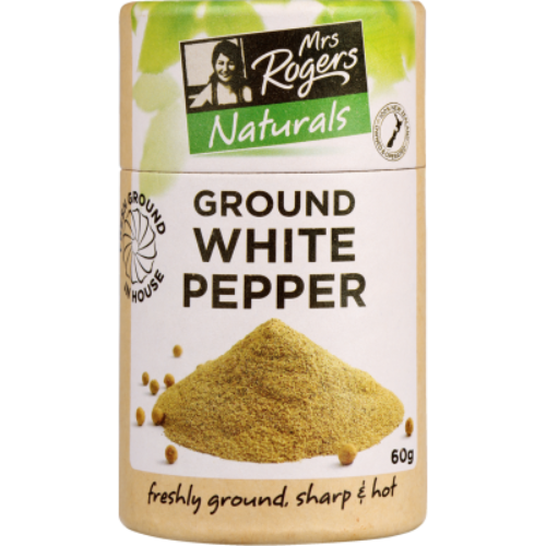 Mrs Rogers Ground White Pepper 60g