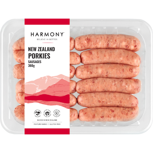 Harmony Porkies Sausages 360g