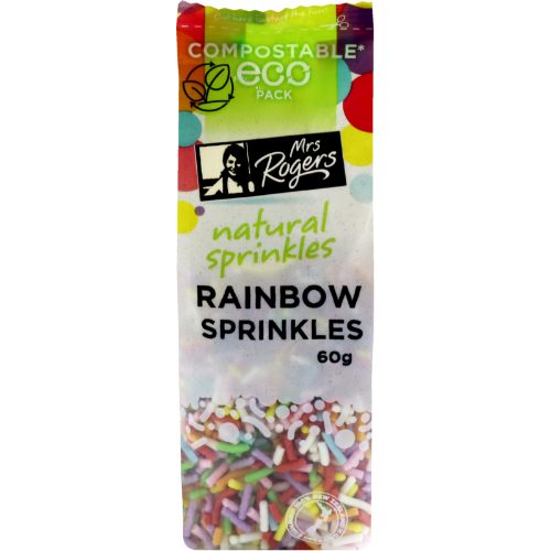 Mrs Rogers Rainbow Sprinkles 60g