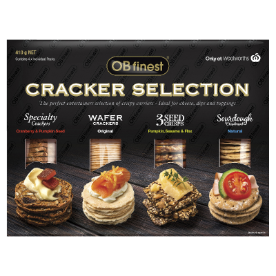 OB Finest Variety Pack Crackers 310g
