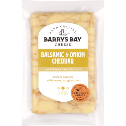 Barrys Bay Balsamic & Onion Cheddar 140g