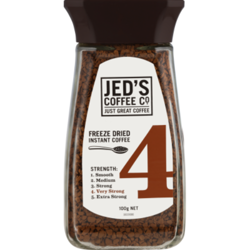 Jed's Freeze Dried Instant Coffee No.4 Jar 100g