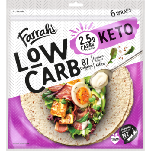 Farrah's Low Carb Keto Wraps 6pk