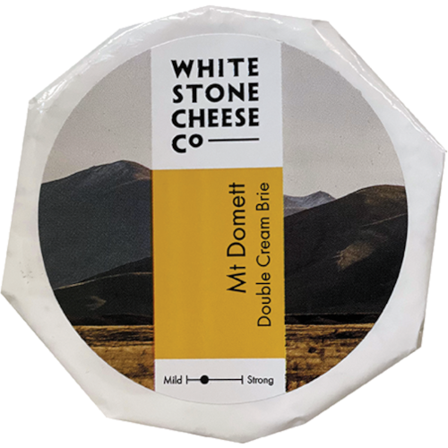 Whitestone Mt Domett Double Cream Brie 125g