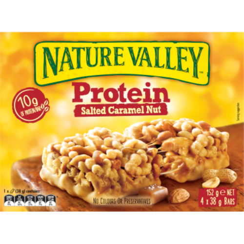 Nature Valley Salted Caramel Nut Protein Bars 4pk 152g