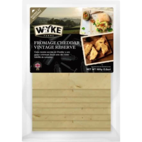 Wyke Farms Vintage Reserve Cheddar Cheese Slices 160g