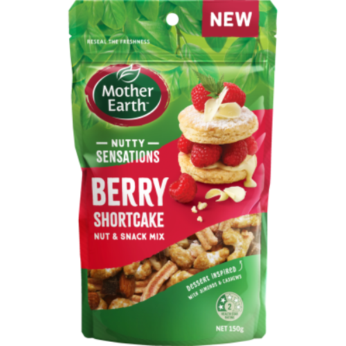 Mother Earth Nutty Sensations Berry Shortcake Nut & Snack Mix 150g