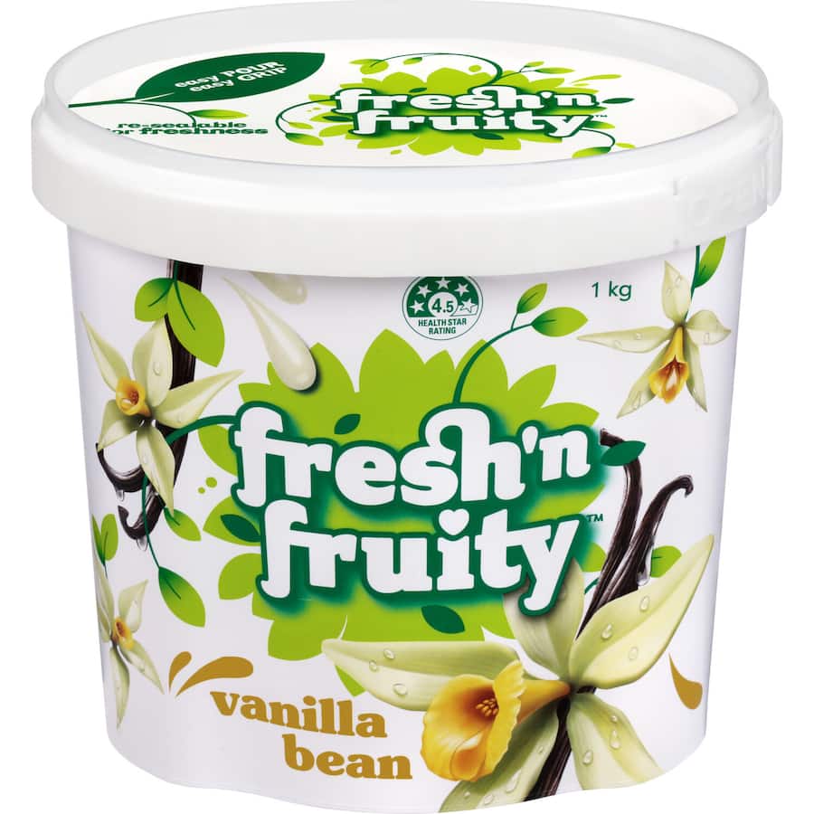 Fresh N Fruity Vanilla Bean Yoghurt 1kg