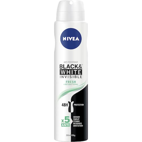 Nivea Invisible Black & White 48H Clear Antiperspirant Aerosol 250ml