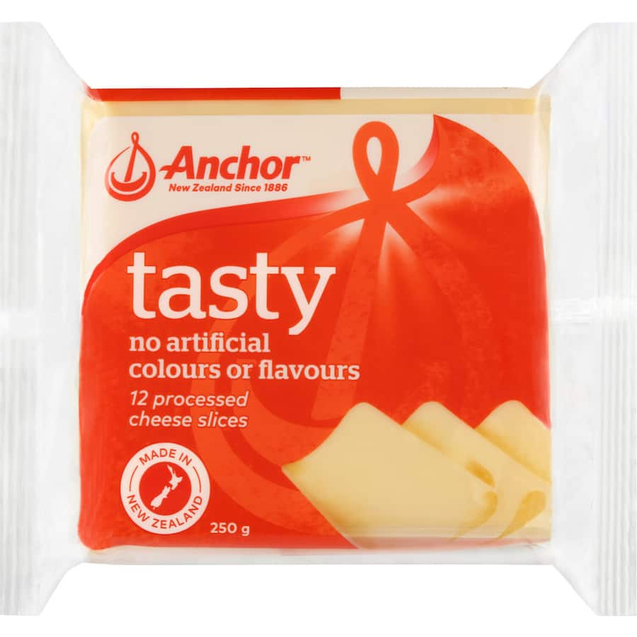 Anchor Tasty Cheese Slices 250g