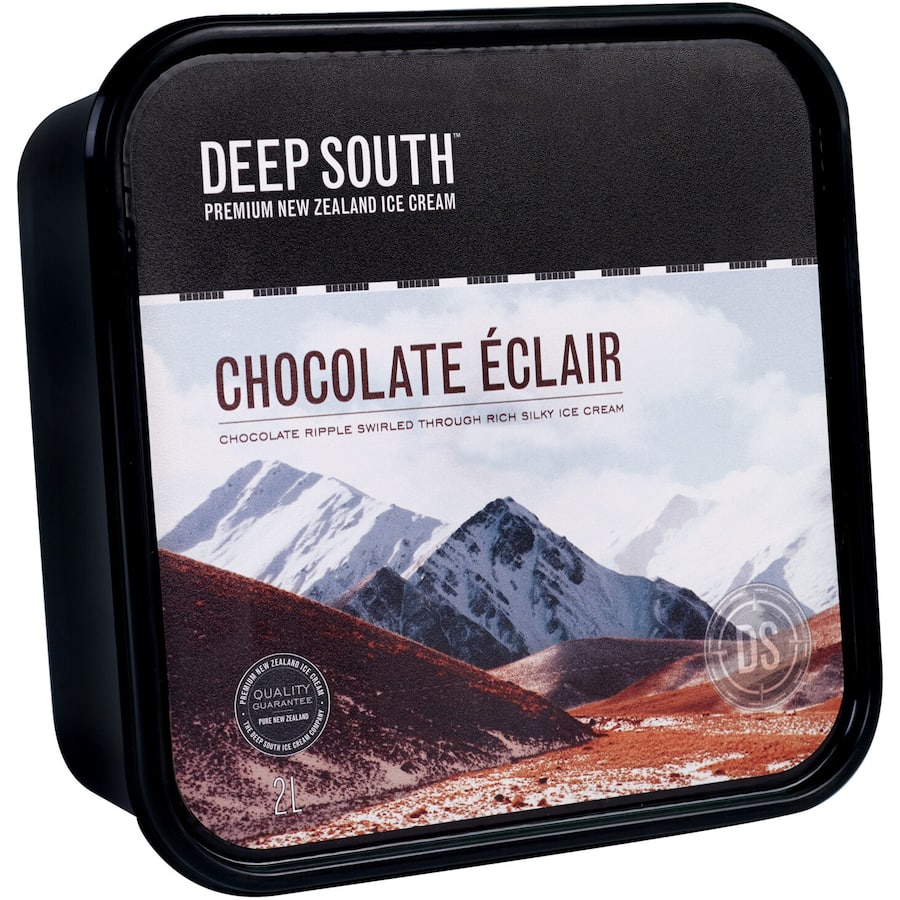 Deep South Chocolate Eclaire Ice Cream 2L