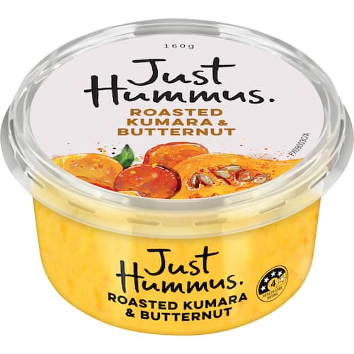Just Hummus With Roasted Kumara & Butternut 160g