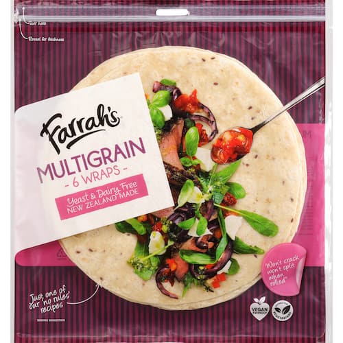 Farrah's Wraps Multigrain 6pk