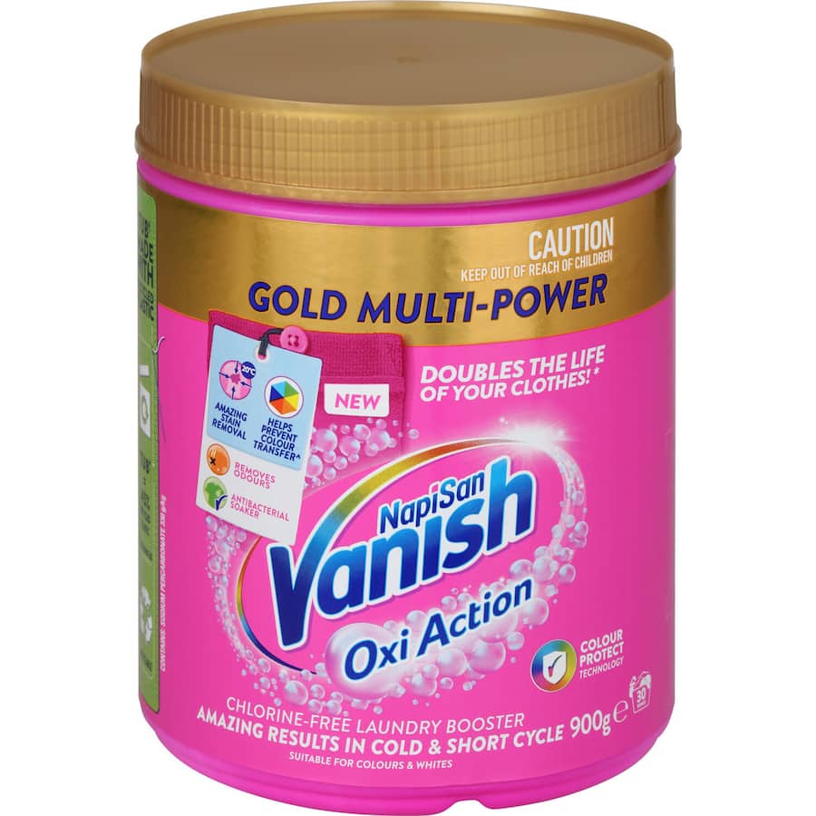 Vanish Napisan Gold Pro OxiAction Fabric Stain Remover 900g