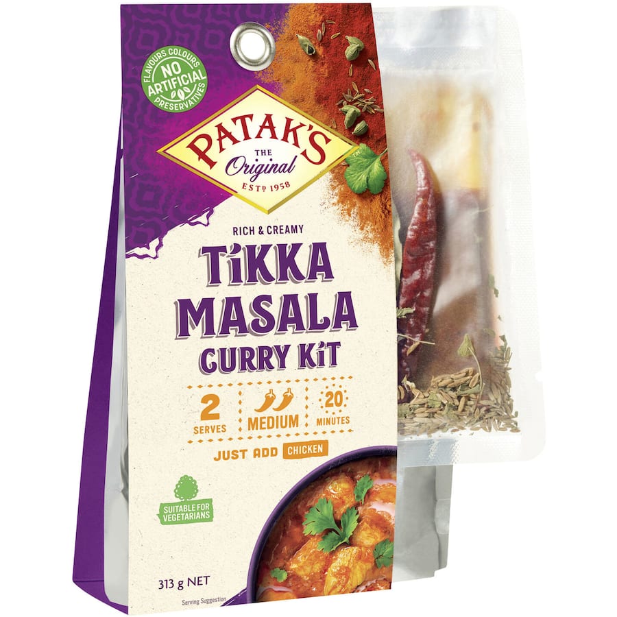 Pataks Tikka Masala Curry Kit 313g