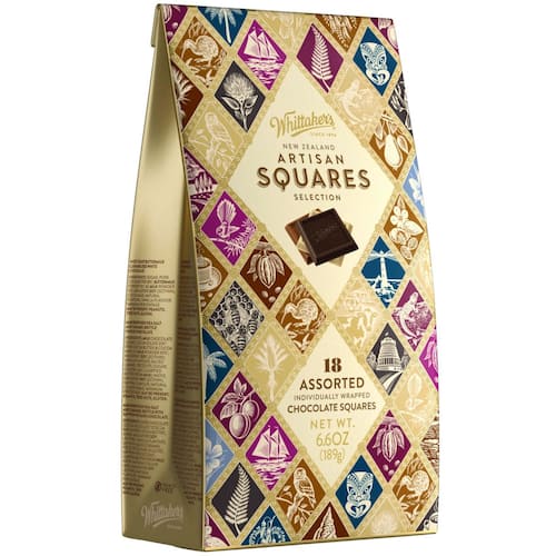 Whittakers Artisan Squares Selection 18 Assorted Chocolate Squares 189g