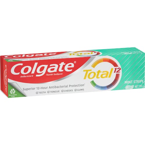 Colgate Toothpaste Total Mint Stripe 115g