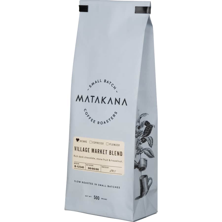Matakana Village Market Blend Coffee Beans 500g