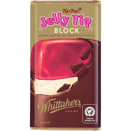 Whittakers Jelly Tip  Chocolate Block 250g