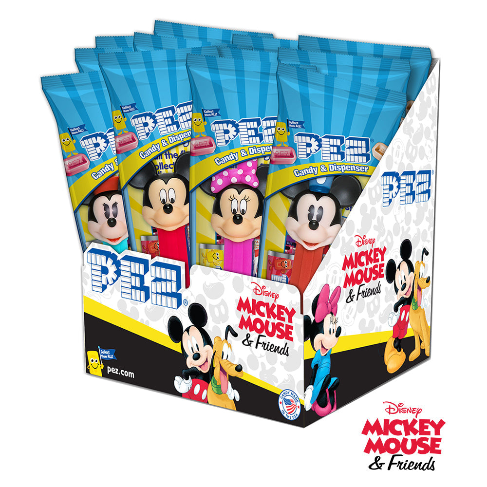 PEZ Mickey And Friends Dispenser & Refills 17g