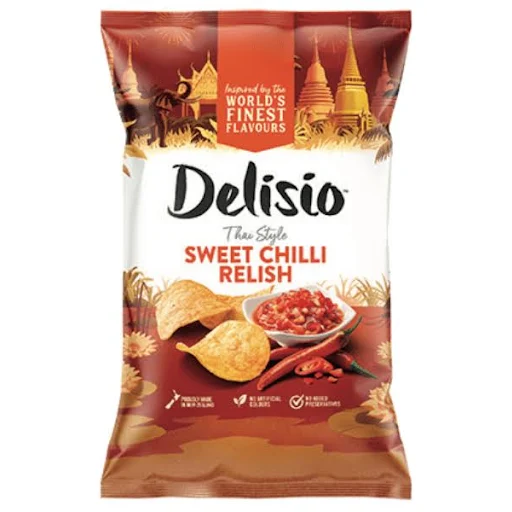 Delisio Sweet Chilli Relish Potato Chips 140g