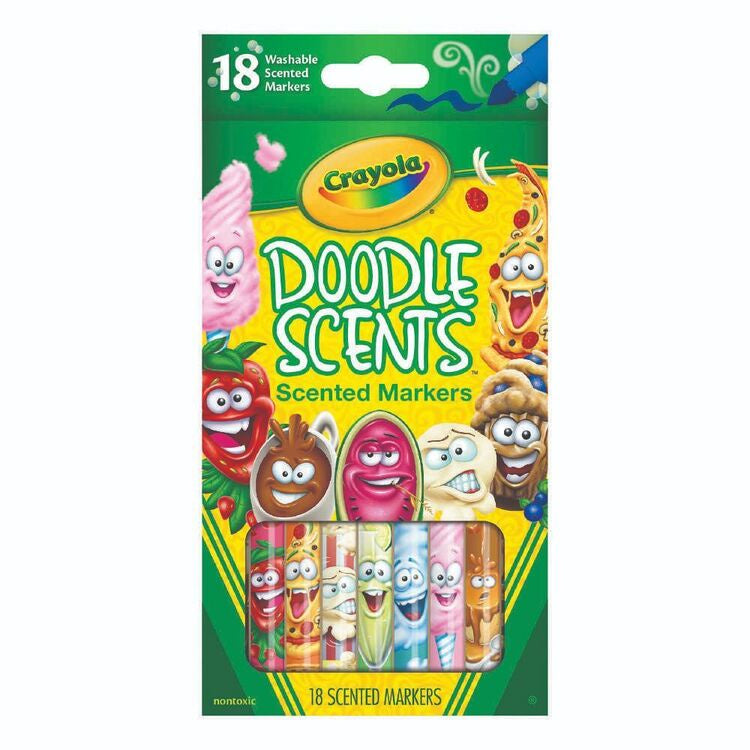 Crayola Doodle Scents Markers 18Pk