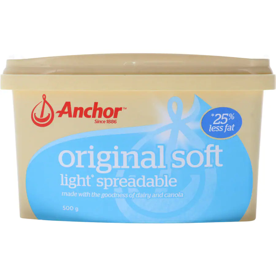 Anchor Original Soft Lite Spreadable Butter 500g
