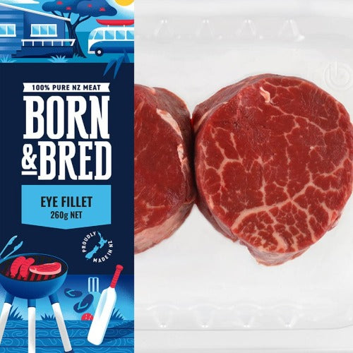 Born & Bred Beef Eye Fillet 260g