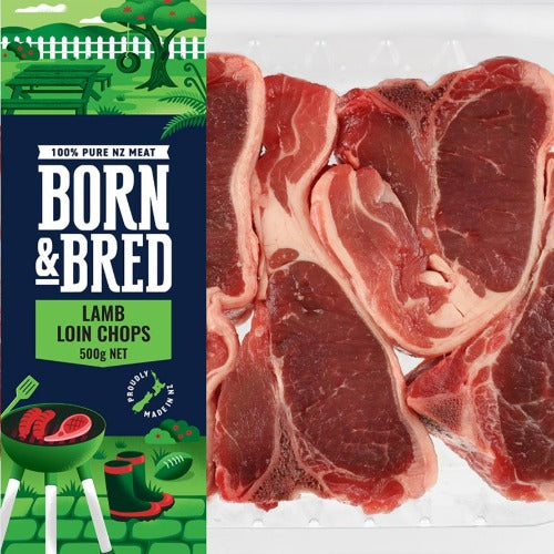 Born & Bred Lamb Loin Chops 500g
