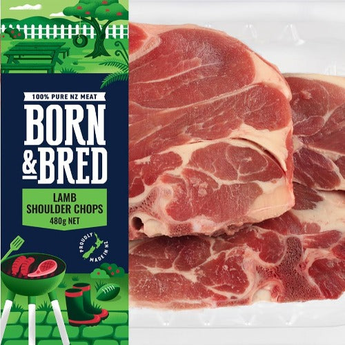 Born & Bred Lamb Shoulder Chops 480g