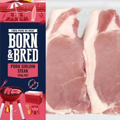 Born & Bred Pork Sirloin Steak 400g