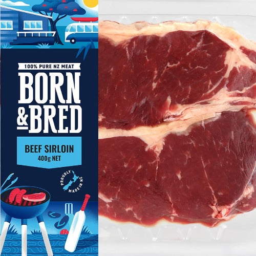 Born & Bred Beef Sirloin 360g