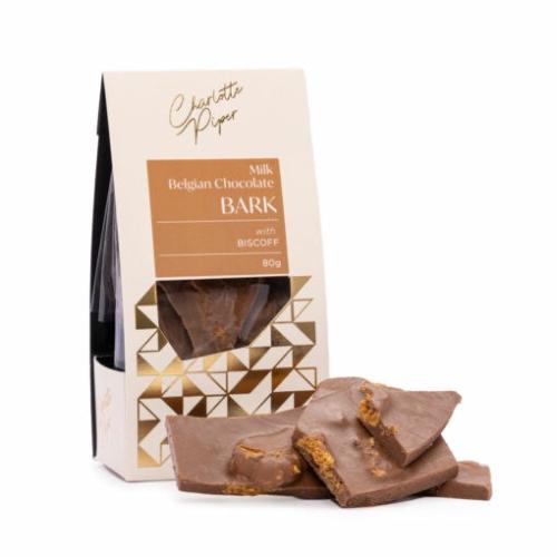 Charlotte Piper Milk Chocolate with Biscoff Bark