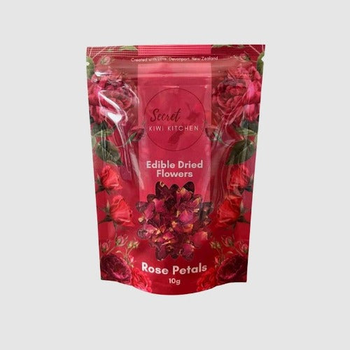 Secret Kiwi Kitchen Edible Dried Rose Petals 10g