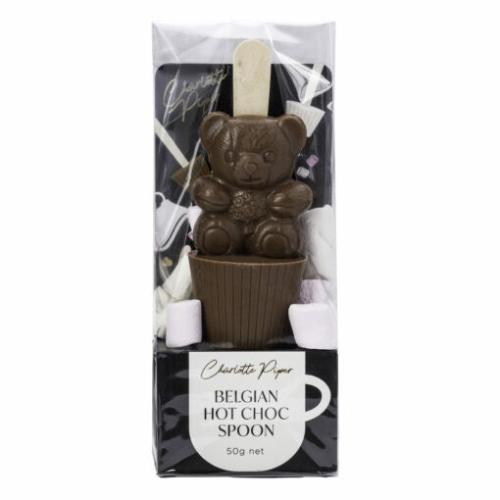 Charlotte Piper Milk Hot Chocolate Spoon - Teddy Bear