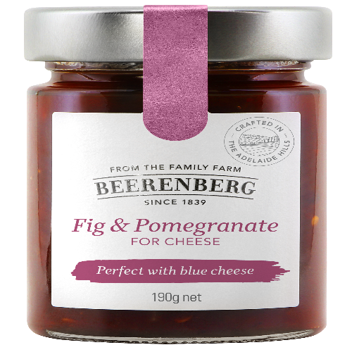 Beerenberg Fig & Pomegrante for Cheese GF 190g