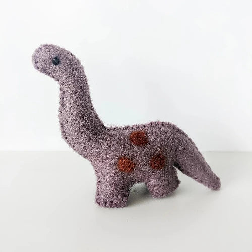 Felt Dinosaur - Clay