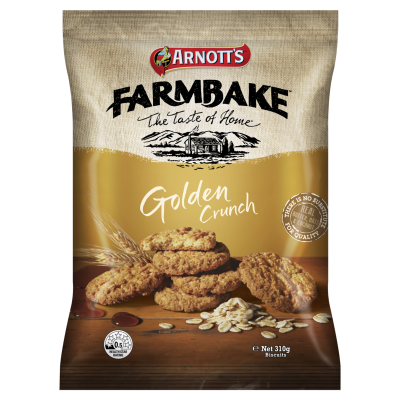 Arnotts Farmbake Golden Crunch Cookies 310g