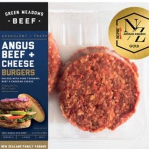 Angus Beef & Cheese Burgers 4pk