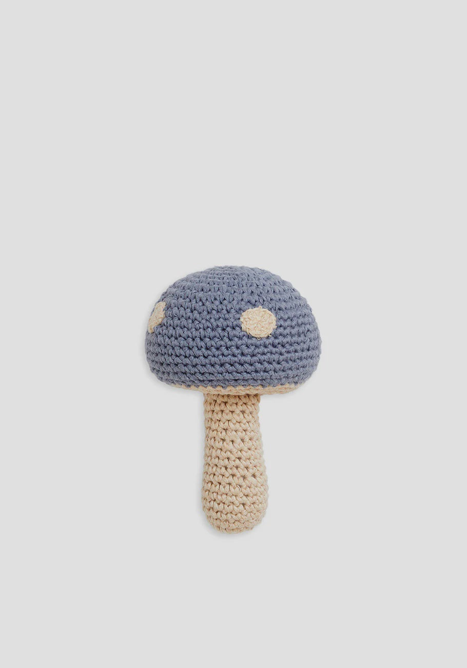 Miann & Co Hand Rattle - Cornflour Mushroom