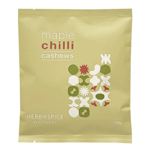 Herb & Spice Mill Maple Chilli Cashews 100g