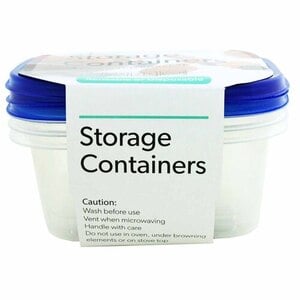 Snazzee Container Square 3pk 591ml
