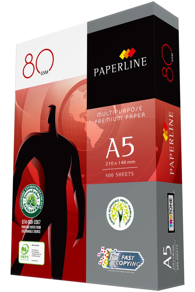 Paperline 80gsm A4 Copy Paper 500pk