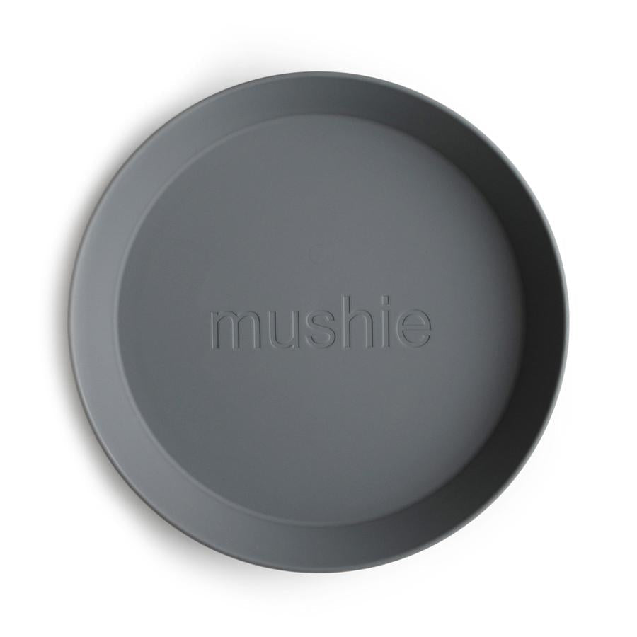 Mushie Dinnerware round plate set of 2