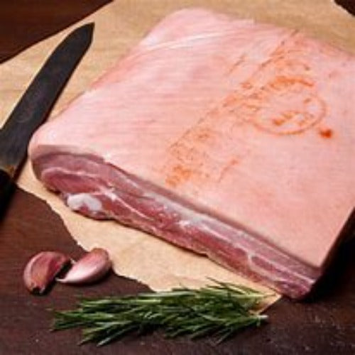 Pork Bellies Boneless Rindless On 1/2 Cut per kg
