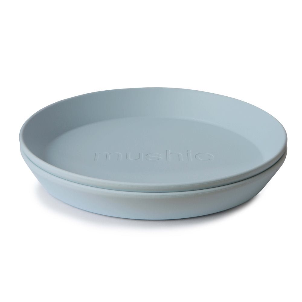 Mushie Dinnerware round plate set of 2
